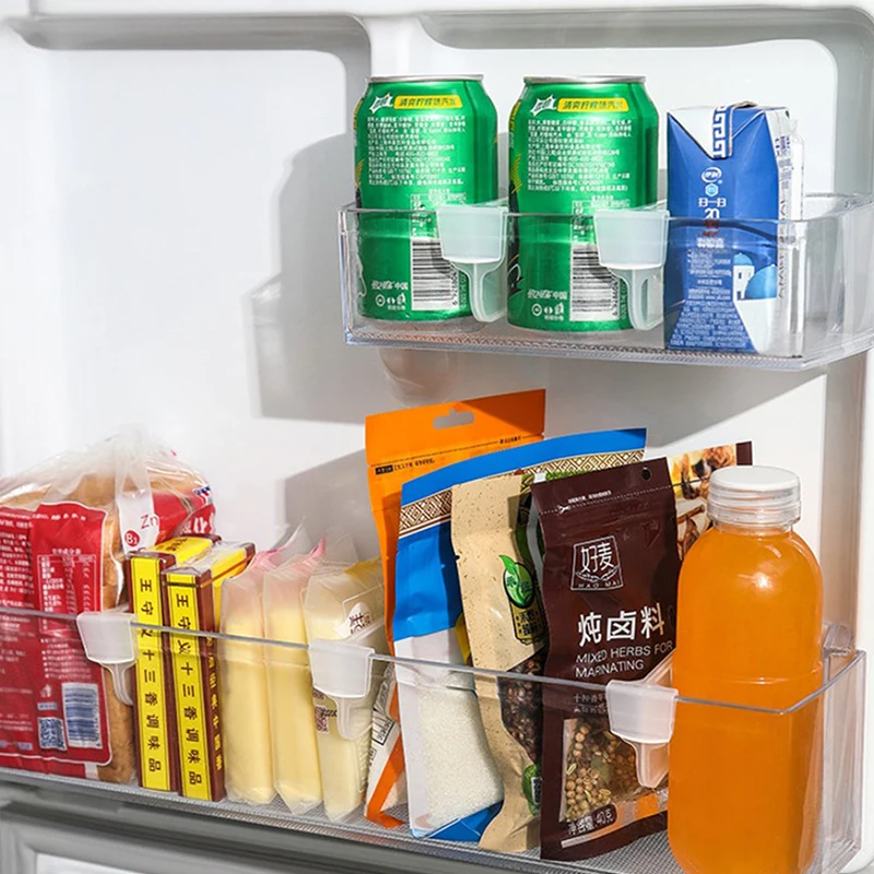 

Refrigerator Storage Partition Board Free Combination Plastic Kitchen Tools Snap Type Bottle Can Shelf Sorting Partition Board