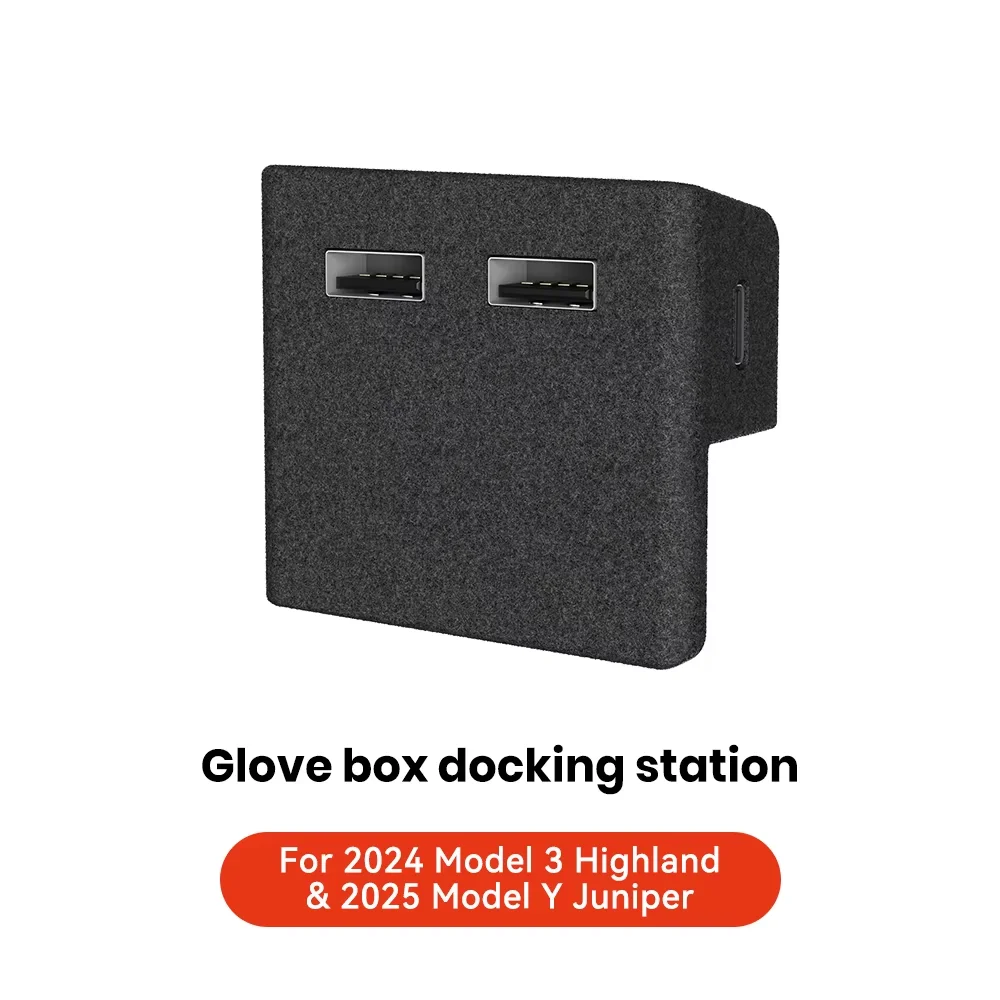 

Док-станция YZ Для Tesla Model 3/Y Juniper Highland: Быстрая Зарядка, 4 USB-порта, Концентратор