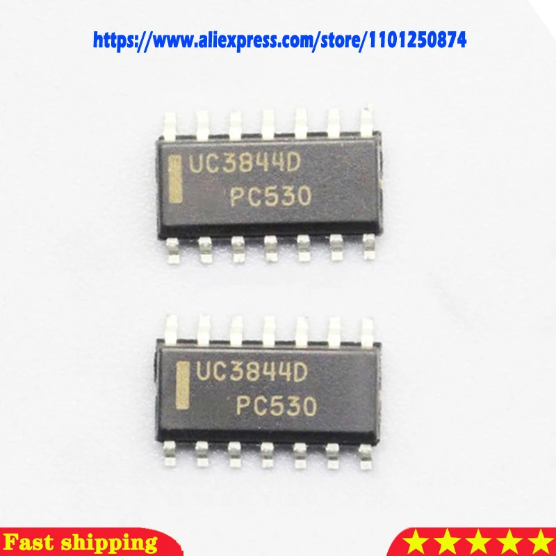 

5 шт. UC3844AD SOP UC3844ADTR UC3844ADR UC3844D UC3844BD UC3844BDR UC3844 SOP14