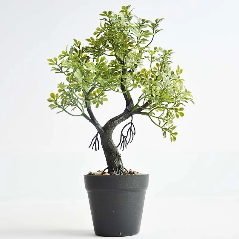 

Имитация цветов приветственная сосна комнатный Цветок Маленькая горшечная фотография бонсай приветственная сосна украшение