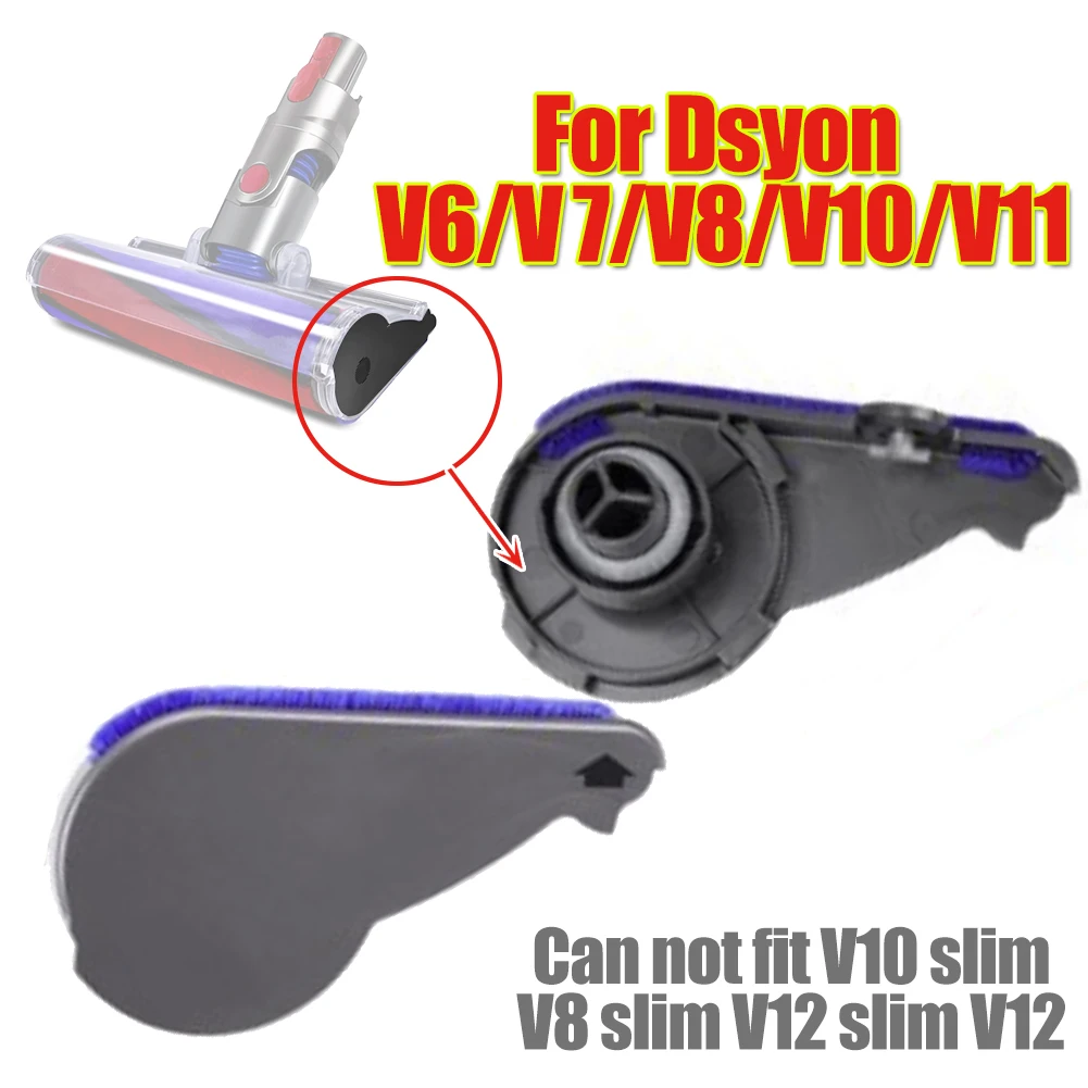 

Soft Roller Brush velvet suction head Bar End Cap side Cover for Dyson V6 V7 V8V10 V11 V15 Vacuum Cleaner Replacement Parts