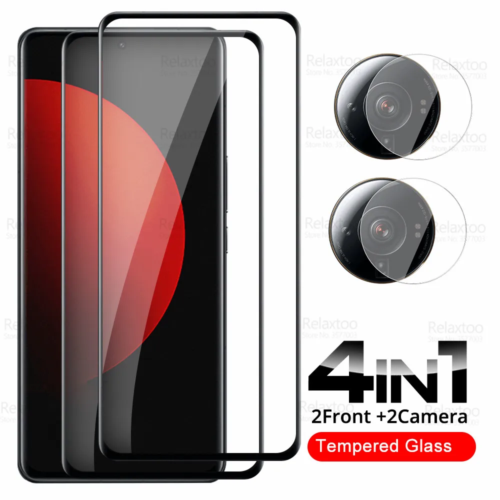 

Закаленное стекло 4 в 1 для камеры Xiaomi Mi 12S Ultra, защитная пленка для экрана Xaomi Mi12S Pro, 12X, 12 X, S, 12, стеклянная пленка