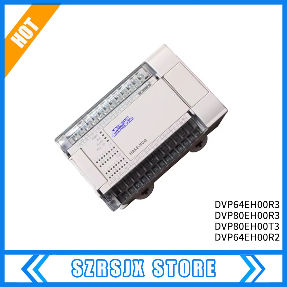 

Новый оригинальный программируемый контроллер PLC DVP64EH00R3 DVP80EH00R3 DVP80EH00T3 DVP64EH00R2
