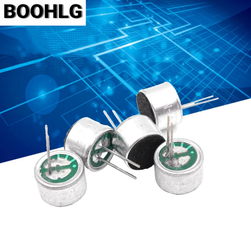 

10pcs 9x7mm 9767 Microphone Electret Microphone with 2 pin pick-up