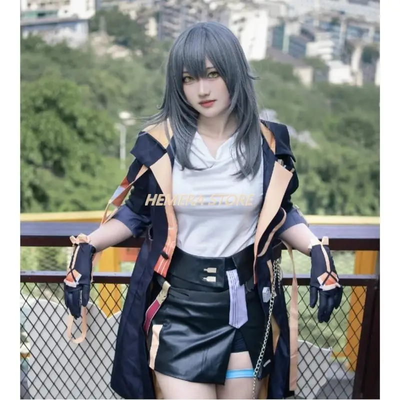 

Game Honkai Star Rail Trailblazer Female Protagonist Cosplay Costume Stelle Women Dress Halloween Carnival Party Uniform Wig