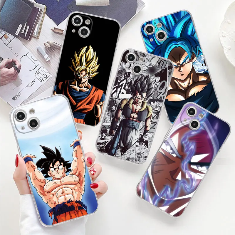 

Прозрачный чехол для Apple iPhone 15, 14, 13 Pro Max, 11, 12, XR, 7, 8, роскошная задняя крышка телефона из ТПУ, силиконовый чехол, аниме-бампер с драконическим жемчугом