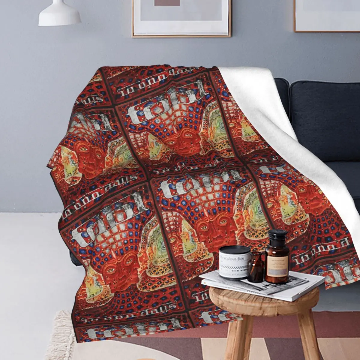 Lateralus Heavy Metal Music Enima Knitted Blankets Flannel Tool Band Lightweight Throw Blanket for Bedding Couch Bedroom Quilt