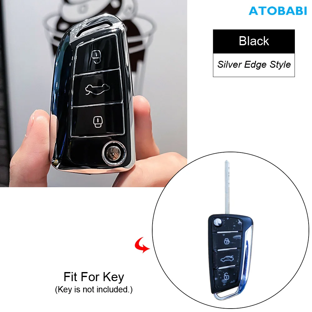 

ТПУ чехол для автомобильного ключа складной пульт дистанционного управления оболочка держатель для ключей автомобильные аксессуары для JAC S3 2018 2019 2020 2021