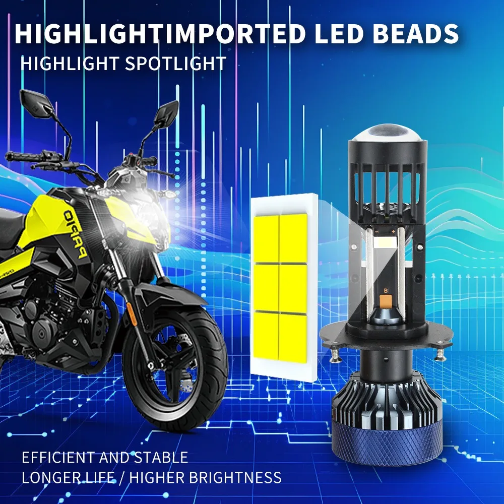 Сделайте свою дорогу ярче с помощью H4 Mini Bi Светодиодные проекционные линзы-12 В 55