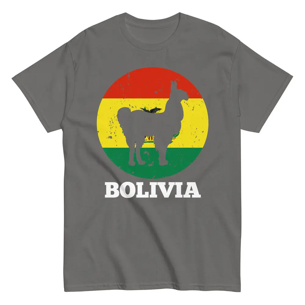 Патриотический болианский | Любитель ламы Флаг Боливии с футболкой альпака