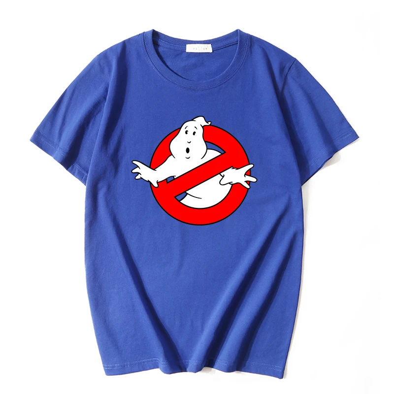 

2022 Summer 100% Cotton Colorful Ghostbusters Movie Music Print Child Man Black White Pink T Shirt