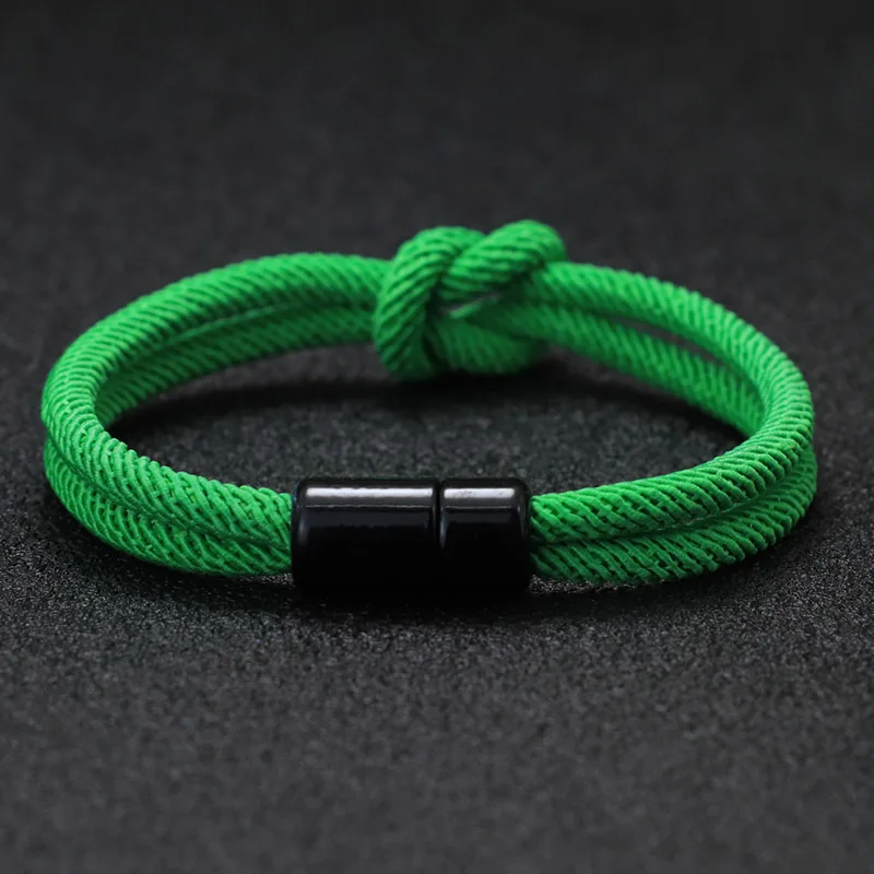 Браслет ручной работы с изображением Миланского узла 4 мм