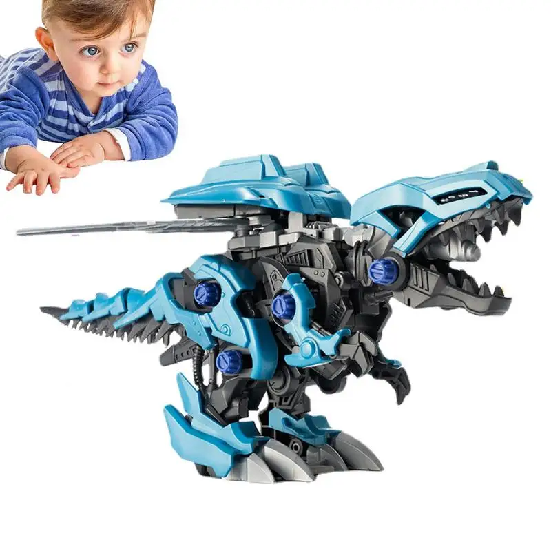 

Набор строительных блоков с динозаврами, электрические детские строительные блоки, Игрушечная модель динозавра, развивающие игрушки Монтессори, набор для детей