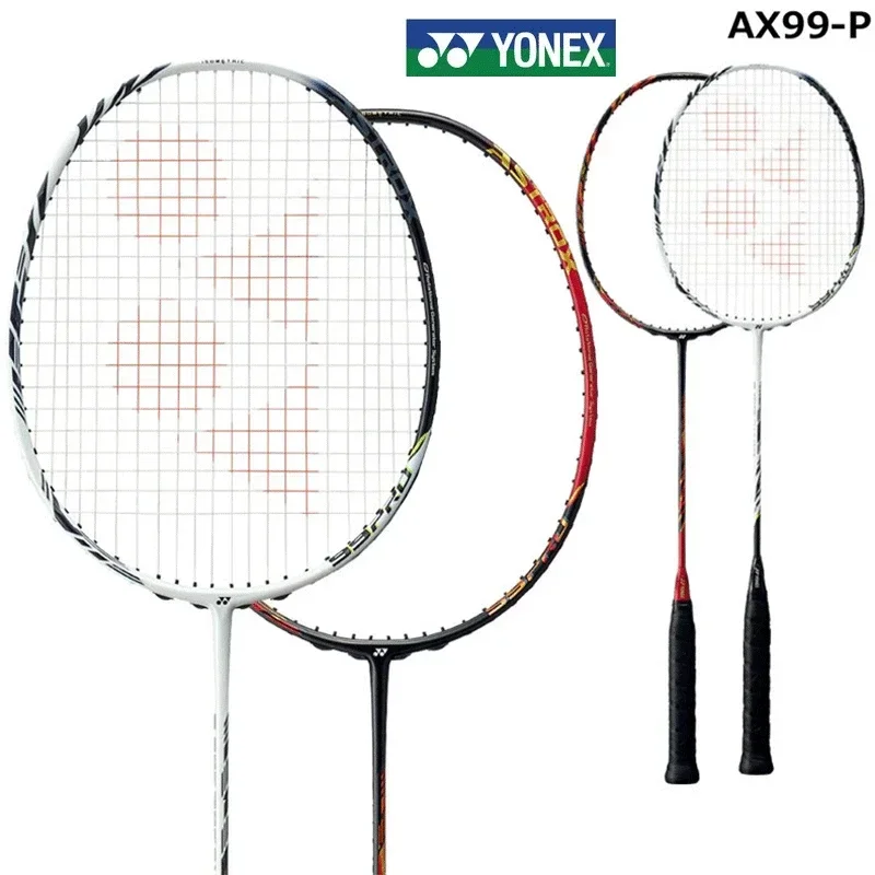 Ракетка для бадминтона Yonex AX99Pro профессиональная тенниска цвет белый/красный