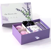 stock goods lavender bubble bath kit premium essential oil spa gift for girl friend bath lover