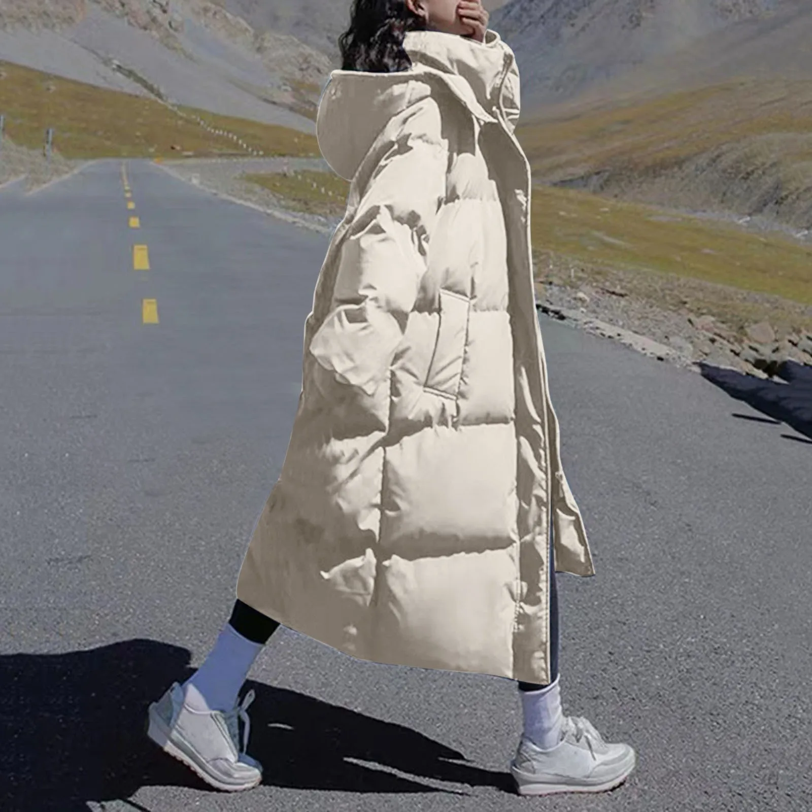 Зимние женские длинные парки-20 градусов куртки повседневные толстые теплые