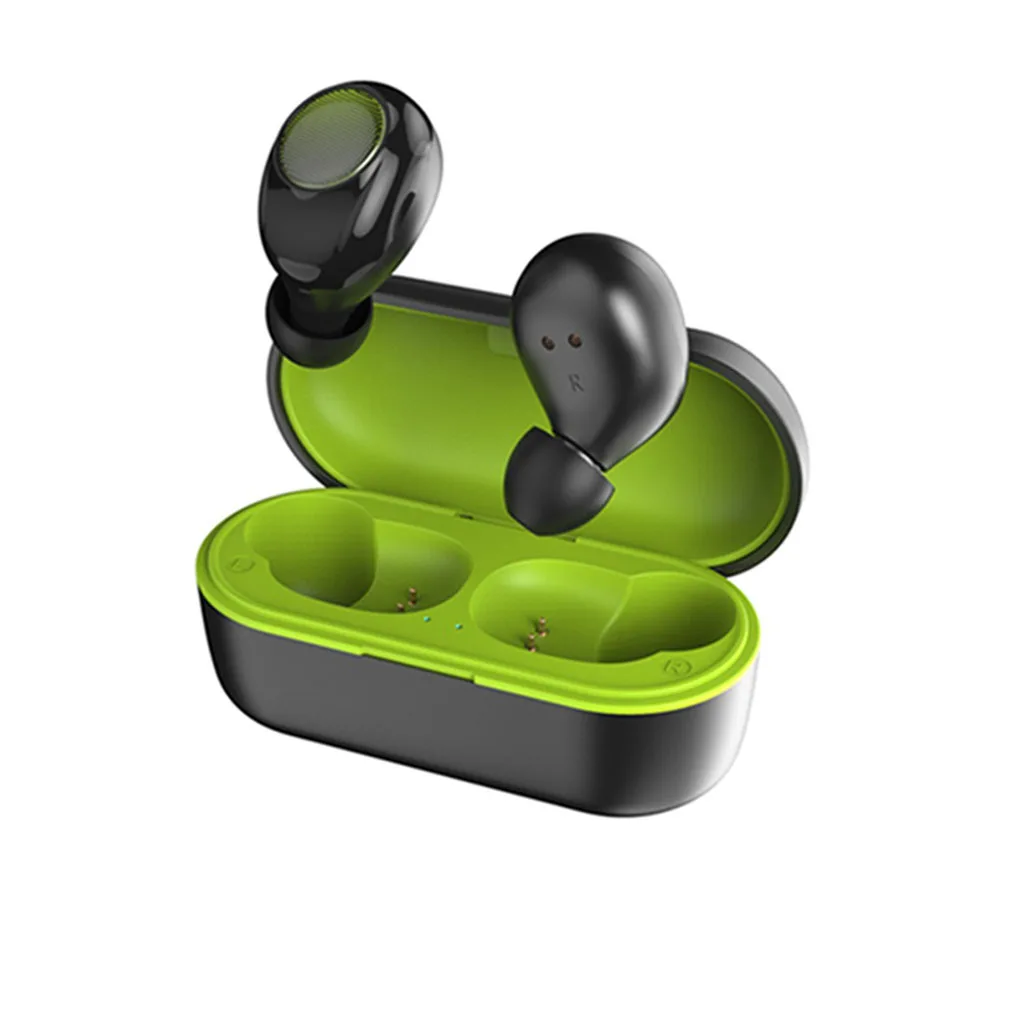 

Bluetooth-наушники с сенсорным управлением, IP67, зеленый цвет