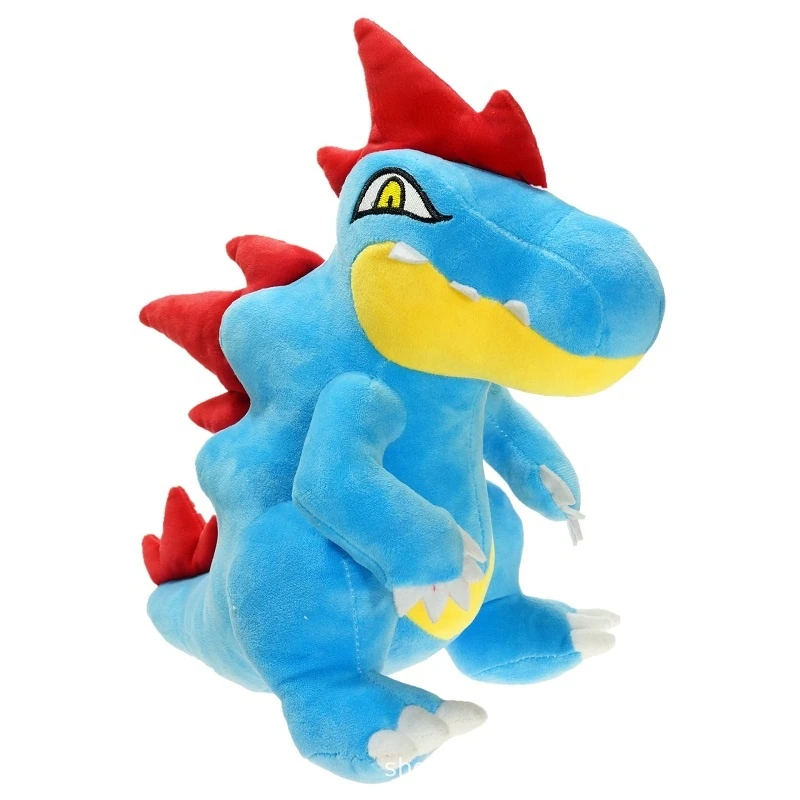 

Tomy Feraligatr Pokemon Plush Toys Doll Animal Pillow Anime Crocodileile Dinosaur Evolution Soft Stuffed Decoration Kids Gift