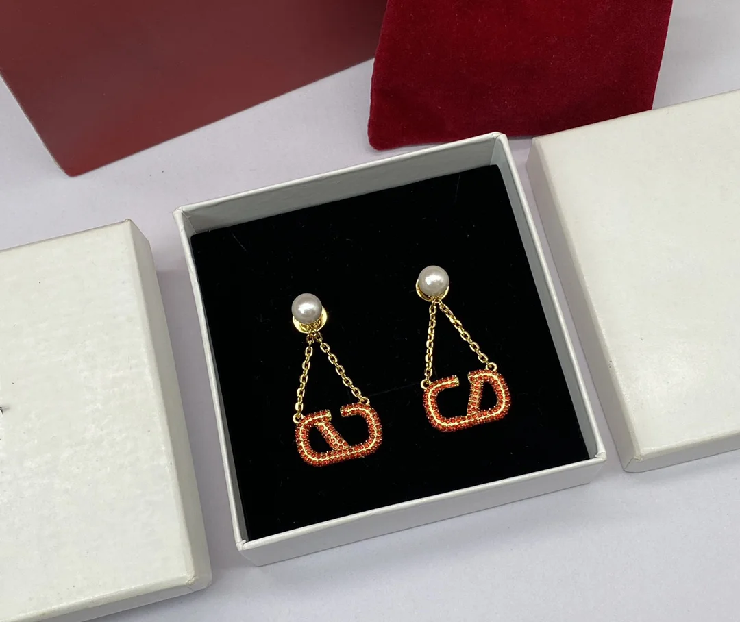 2023 Round Letter Rhinestone Christmas Jewelry Women's Fashion Earrings