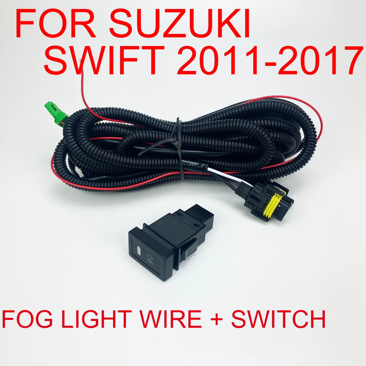 

Fog Light Wire Harness + Switch For Suzuki Swift 2011-2017 /Ciaz 2014-2018 /Ignis 2015-2018 With Fuse 40A Relay H11 Plug