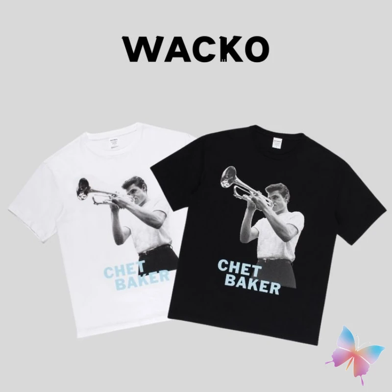 

High Street Wacko Maria T Shirt Cotton Loose Men Women Short-sleeved Tee