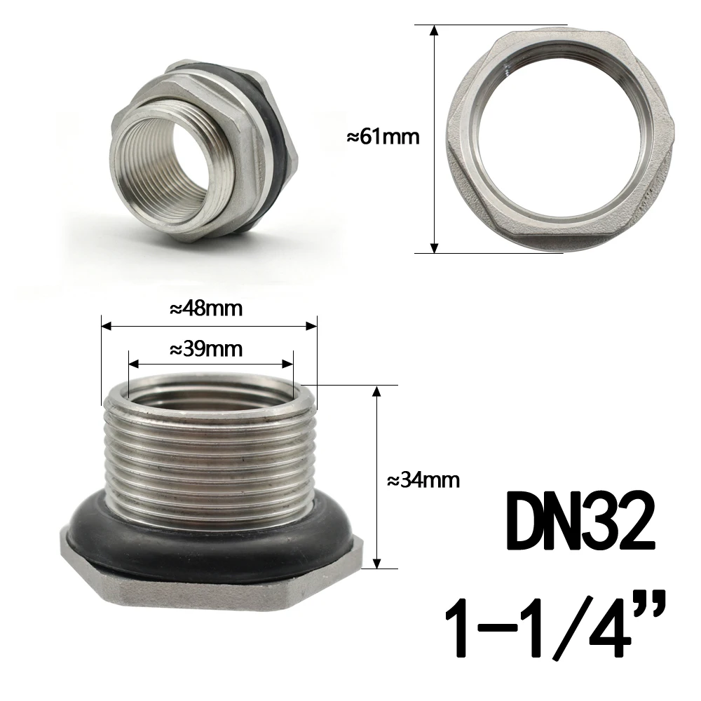 

Адаптер соединителя резервуара для воды из нержавеющей стали