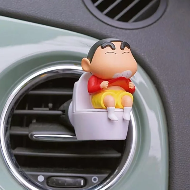Unwilling to Be Unemployed Crayon Shinchan украшение статуя из ПВХ фигурка стол Коллекционная