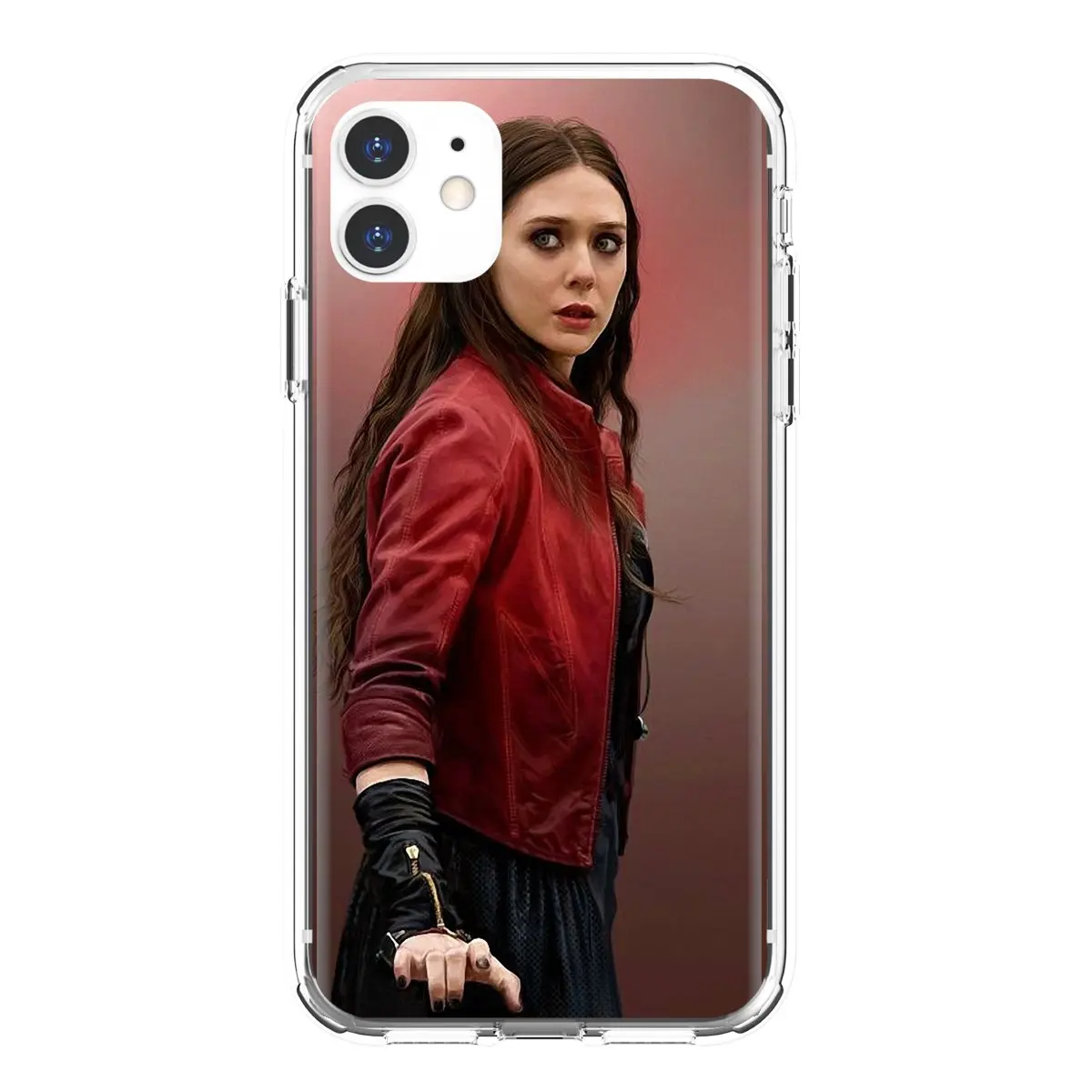 Мягкий чехол для телефона Xiaomi Redmi Note 10 10s 3S 4 4X 5 6 6A 7 8 8T 7A 9 9T 9s 9C 9A Pro алый ведьма