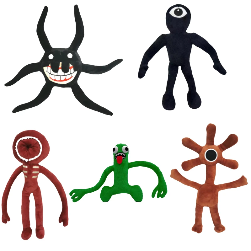 

Doors Rainbow Friends Plush Toy Horror Game Character Figure Toy Soft Stuffed Monster Plushies Gift For Kids