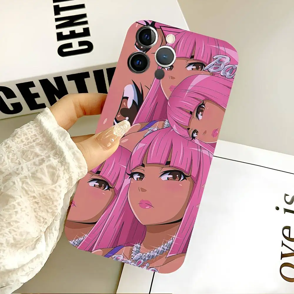 Фото Горячая новинка: Чехол для телефона N-Nicki M-Minaj, черный, силиконовый, мягкий, для iPhone 17, 16, 15, 14, 13, 12, 11, Air, Pro, Max, Plus. Хит продаж! №4