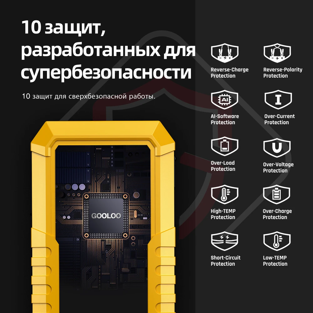 GOOLOO 4000A Start Power Bank 26800mAh urządzenie do awaryjnego uruchamiania Starter skoku samochodowego bateria zewnętrzna 12V urządzenie zapłonowe do benzyny Diesel Powerbank 6 GOOLOO 4000A Start Power Bank 26800mAh urządzenie do awaryjnego uruchamiania Starter skoku samochodowego bateria zewnętrzna 12V urządzenie zapłonowe do benzyny Diesel Powerbank 6