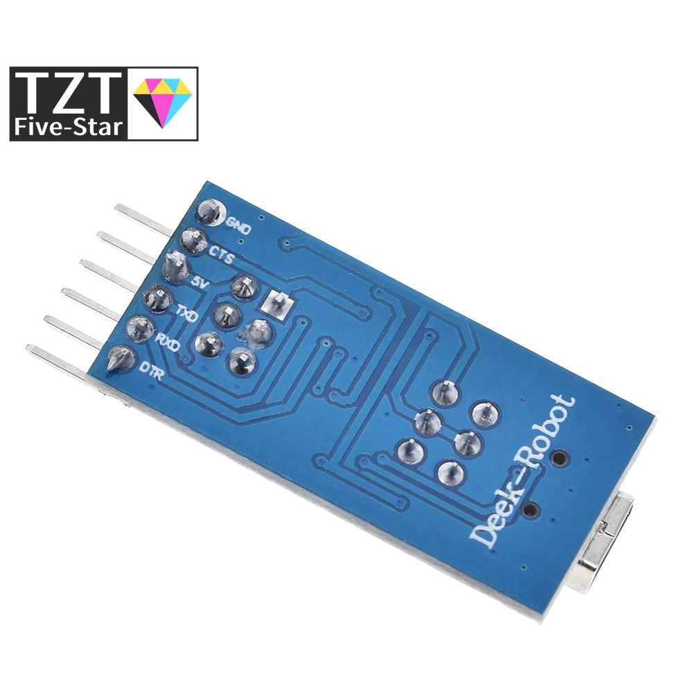 Базовый модуль-адаптер FTDI FT232RL USB-TTL для Arduino, преобразователь последовательного интерфейса, 3.3В5В, с переключателем FT232 (art.: 3920da8af6f8c) - 3920da8af6f8c