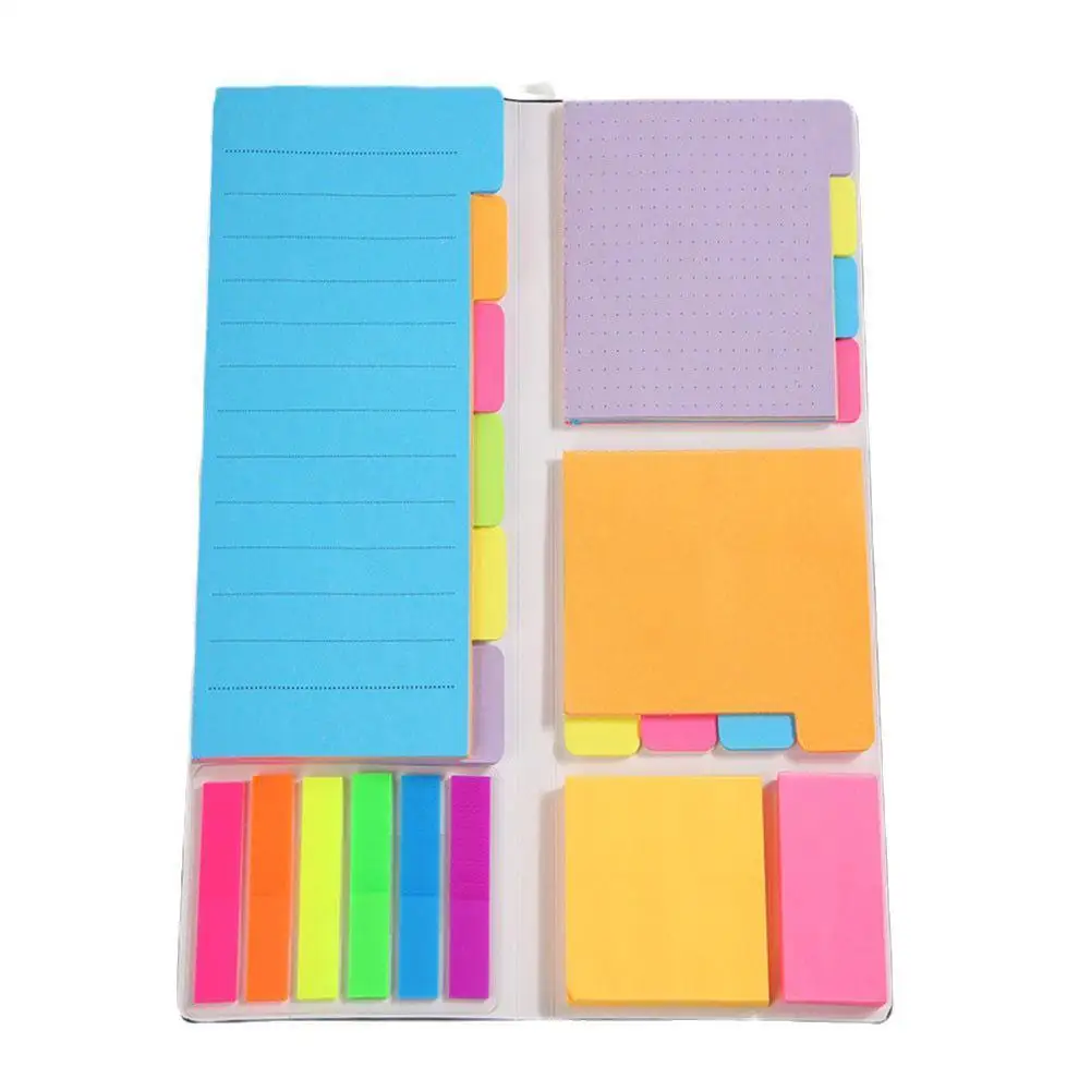

Kdd Fluorescence Self Adhesive Memo Pad Sticky Notes Office Marker Sticker Student Memo Paper Bookmark Supplies H7o8