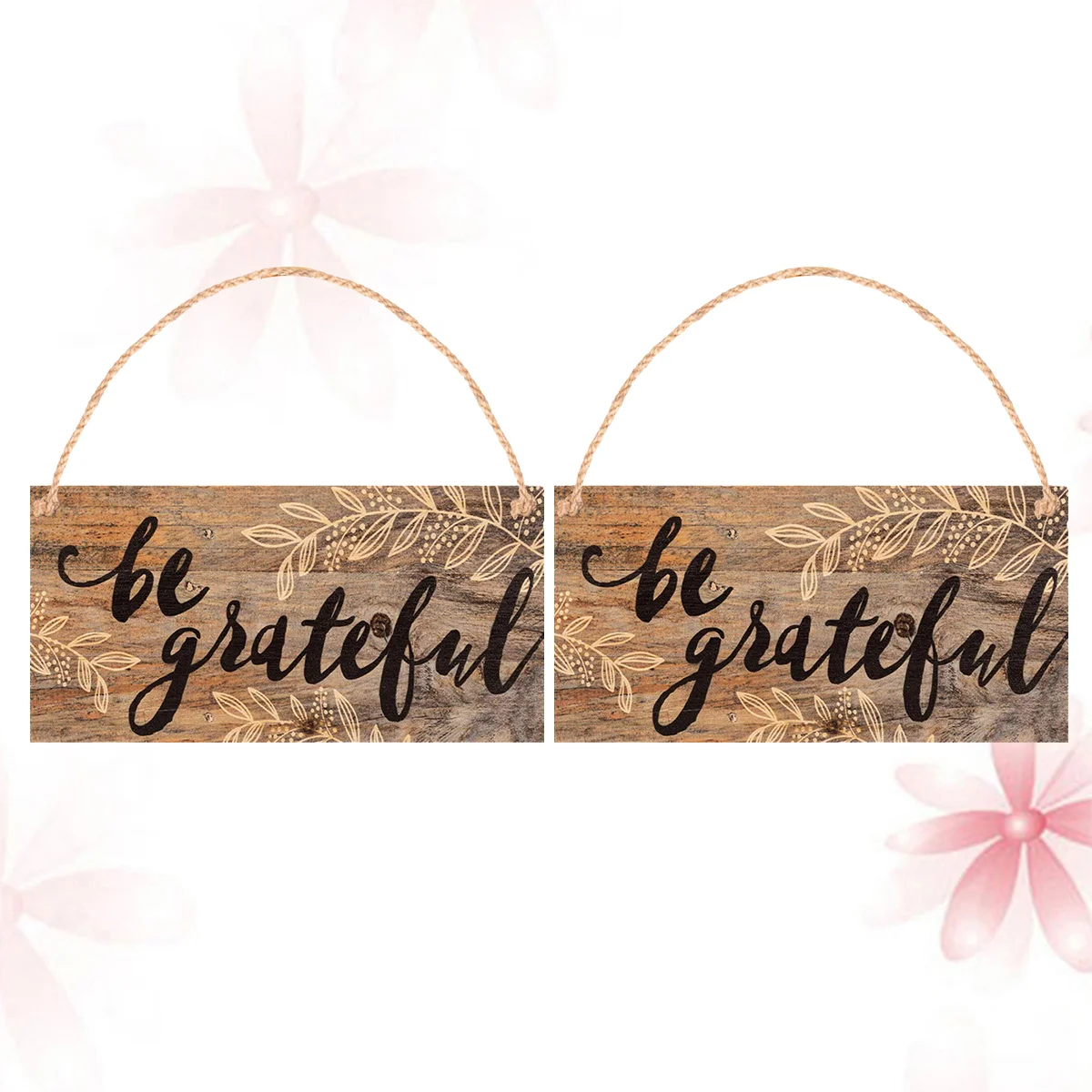 

2pcs Creative Welcome Letter Plaque Decoration Pendant for Hotel Home