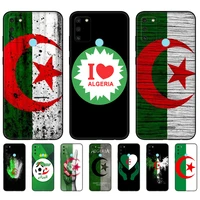 black tpu case for honor 8a prime 8s 9 10x lite 9a 9c 9x premium pro 9s case cover cell phone cases algeria national flag