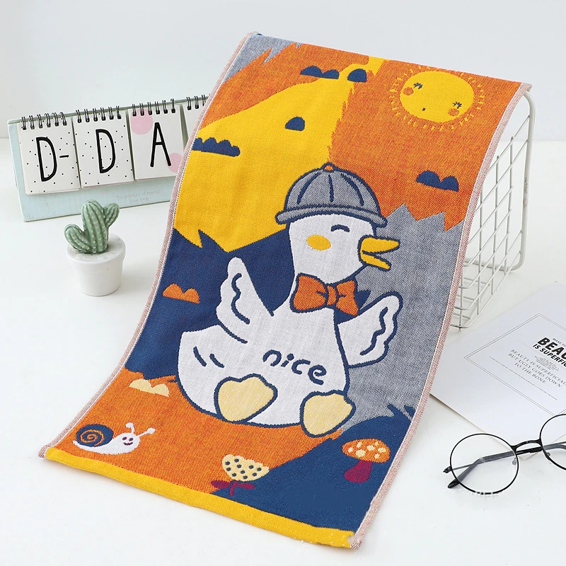 

Мультяшные хлопковые полотенца 5 шт