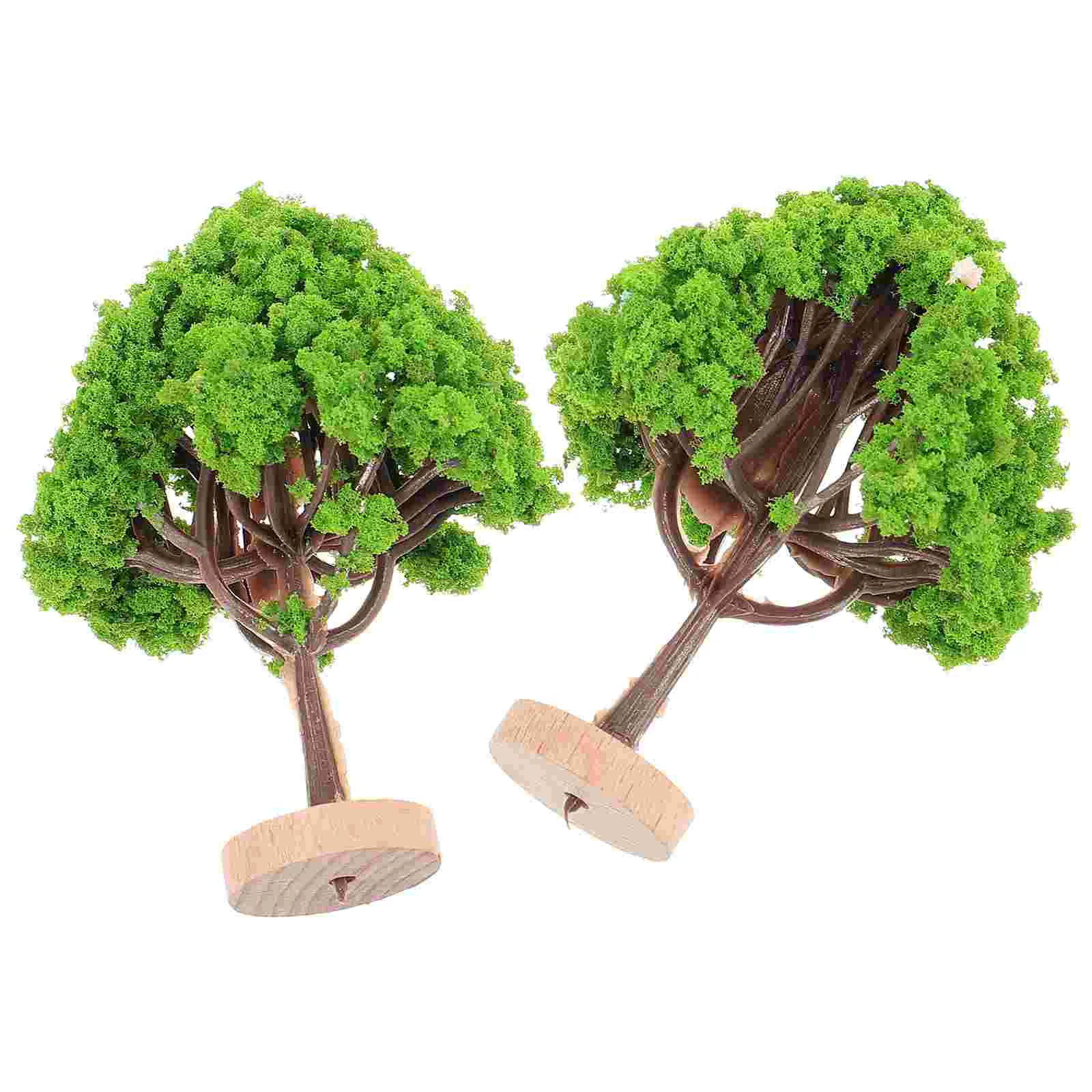 

Миниатюрный пейзаж, модель дерева, ландшафтное дерево, миниатюрный пейзаж, украшение для дерева, 2 шт.