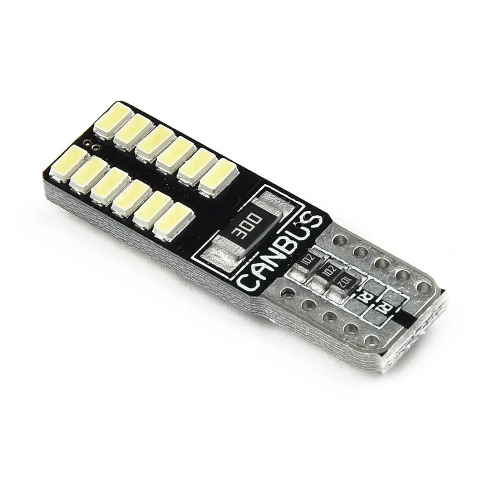 

10 шт., автомобильные лампы 194 3014 24SMD 6500K