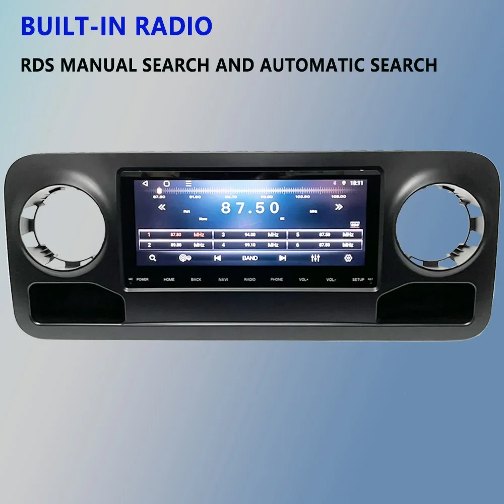 Carplay 10 25 ”IPS DSP Android 13 автомобильный радиоприемник для Benz Spinway Sprinter W906 2019 2020 2021