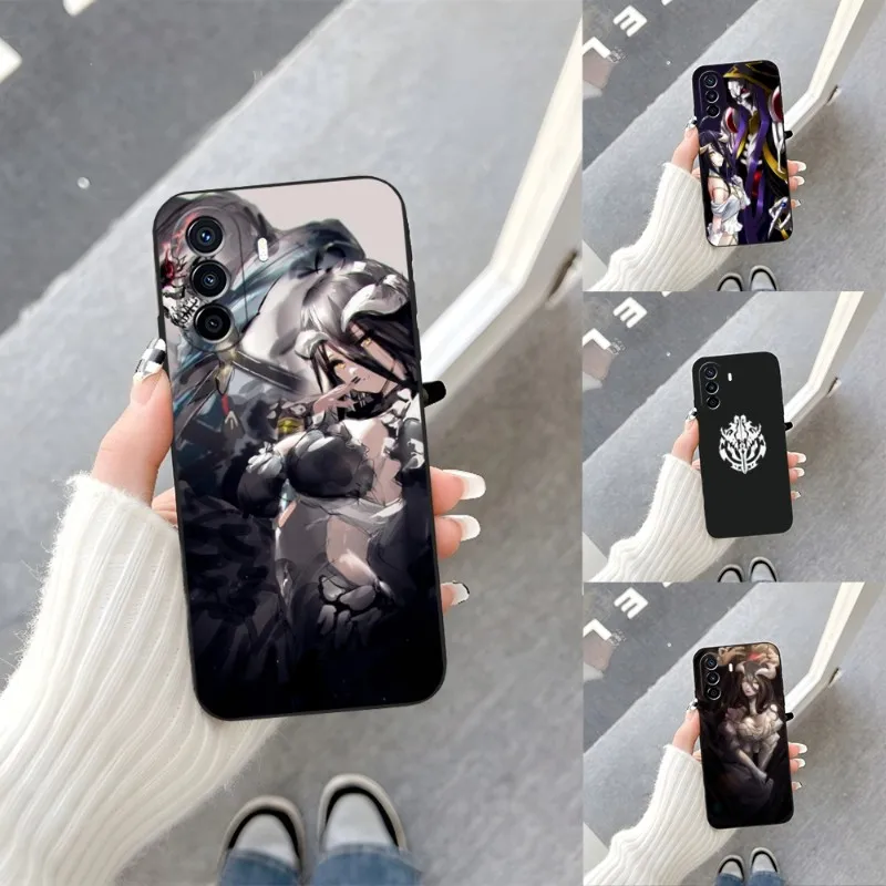 Чехол для телефона с аниме Overlord Ainz Albedo Nazarick для Huawei Y7P Y7 Y7A Y9 Y6 Y6Pro Y5 Y5P Prime 2020 2019 2018 Nova 9S 9RO 9SE
