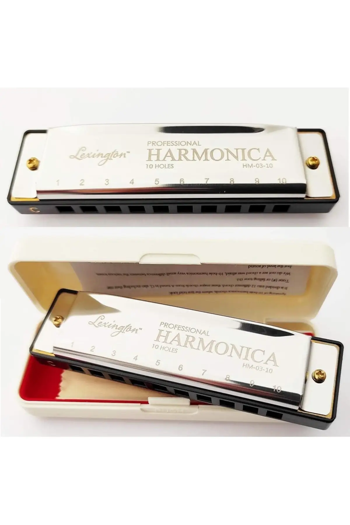 

Harmonica Instrument Lexington 10 Hole Professional Do (c)