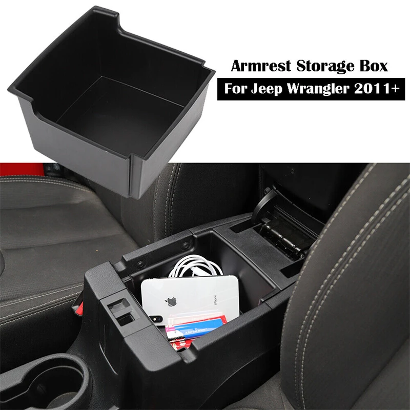 Аксессуары для салона автомобиля подлокотник хранения Jeep Wrangler JK JKU 2011-2017