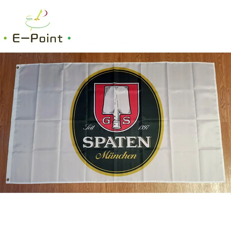 Пивной флаг Spaten 3 фута * 5 футов (90*150 см) размер рождественские украшения для дома