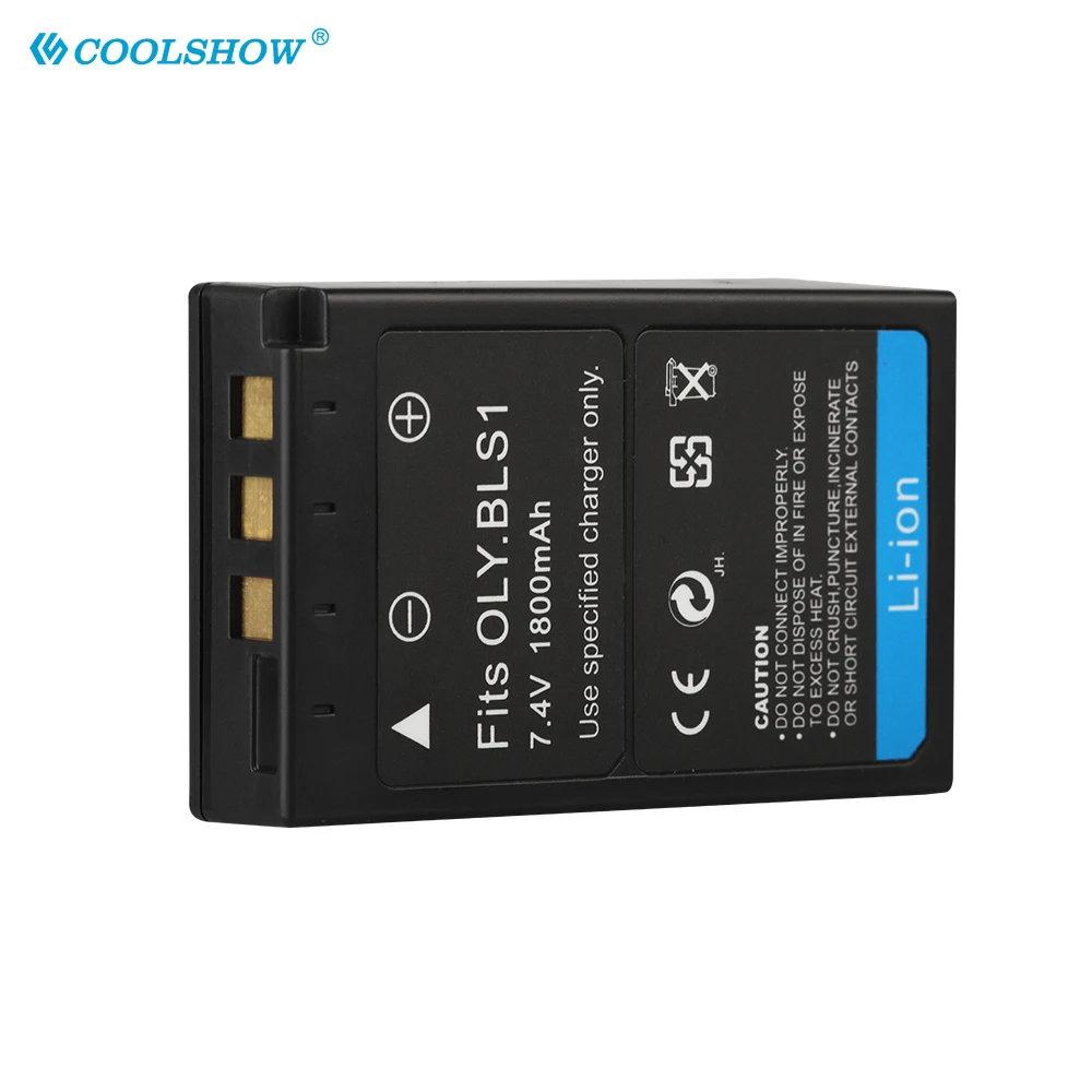 Фото Аккумулятор PS-BLS1 PSBLS1 1800 мАч для Olympus OLY. EP2 EPL1 EPL2 EP1 E-400 E-410 EVOLT E410 E-420 PS BLS 1, зарядное устройство для аккумуляторов камеры №4