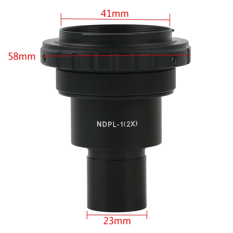 Фото Новинка, NDPL 2X SLR EOS Camera T2, штатив 23,2 мм 30 мм, стерео Microscop, биологическая микроскоп для Canon Nikon №5