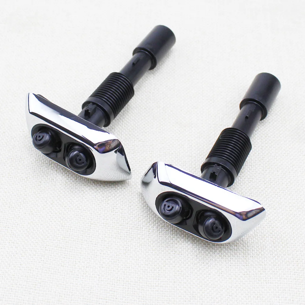 

KUMMYY Headlight Lamp Washer Nozzle Jet Spout Cap Cover Chrome for BMW E38 7 Series 725 728 730 735 740 750 1994-2001
