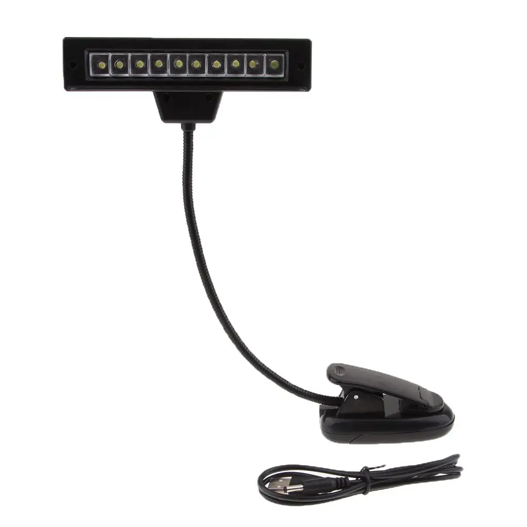 Зажимная подставка для пюпитра зажимная лампа музыкальная партитура настольная