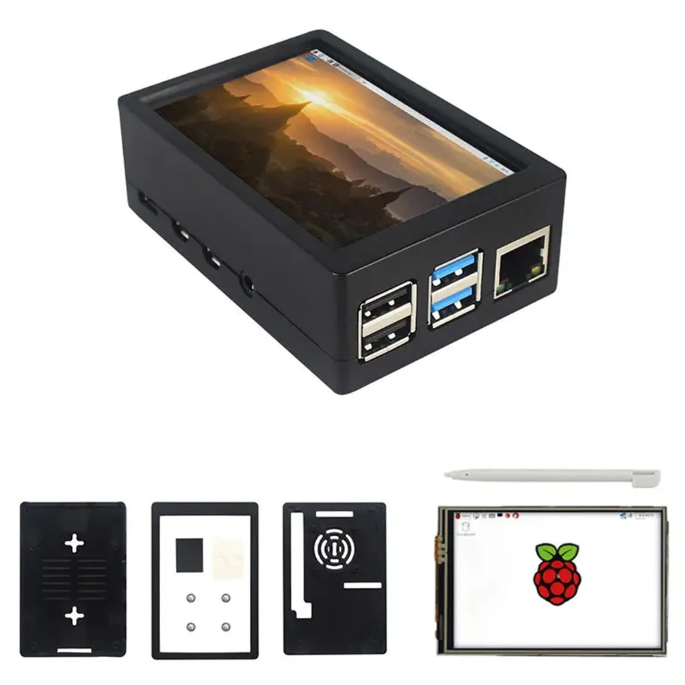 

Part Host Pi 4B Monitor Resistive Supports Raspbian System Touch Screen Accessory Kali Linux System LCD Display