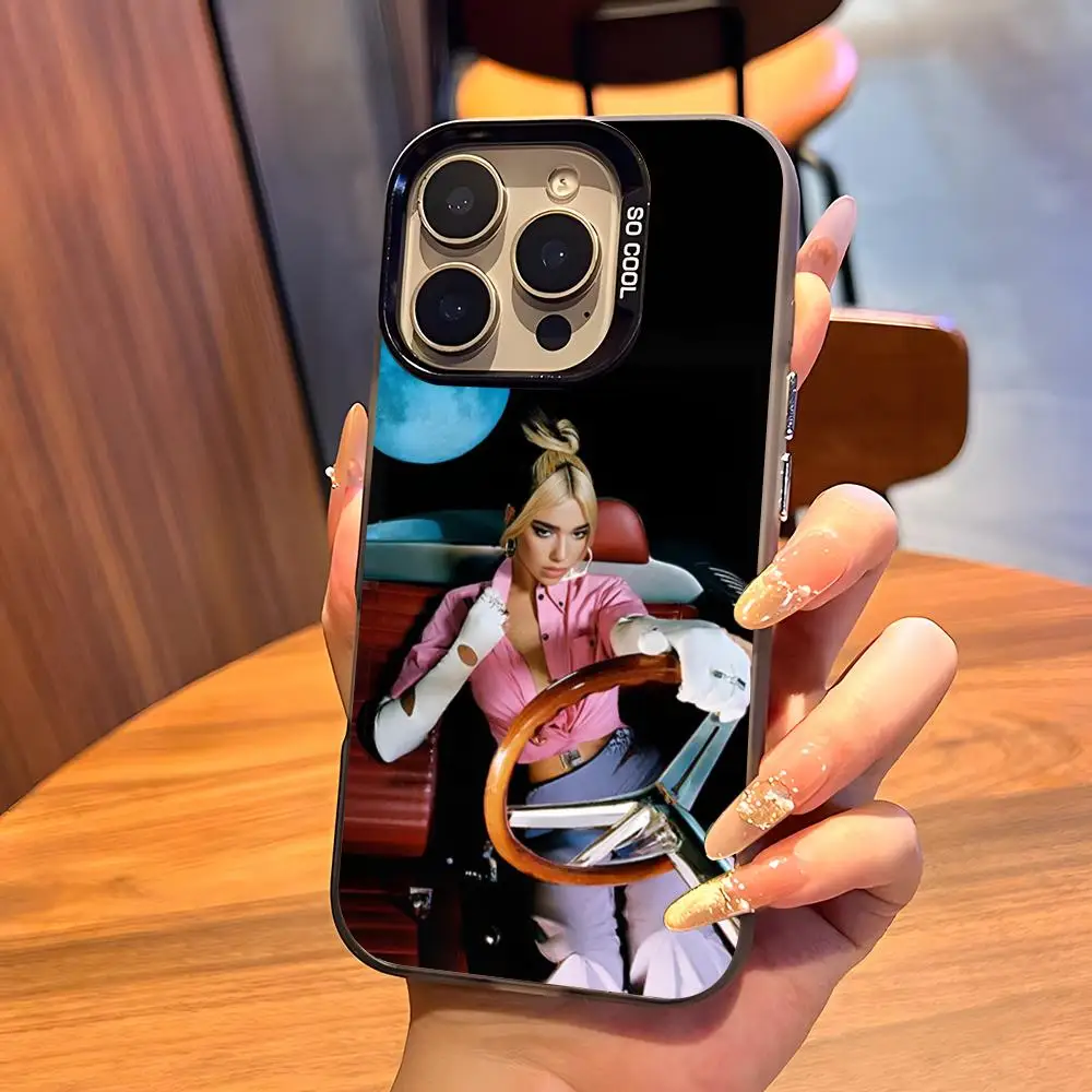 Фото Чехол для телефона Dua L-Lipas Singer для iPhone 17 Air 16 15 14 Plus 13 12 11 Pro 7 8 XS Max XR, серебристо-черный, с бампером №2