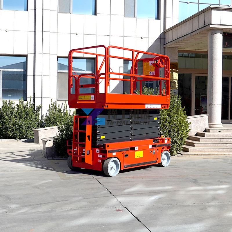 200 кг 230 450 воздушная рабочая платформа мобильный колесный тип самоходная